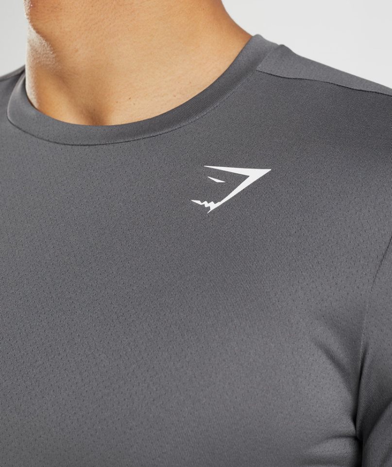 Men's Gymshark Arrival T-Shirts Grey | CA 18A703